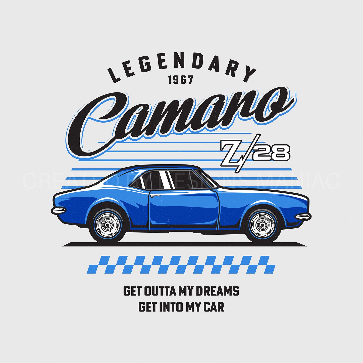 1967 Chevrolet Camaro Z28 T-shirt design