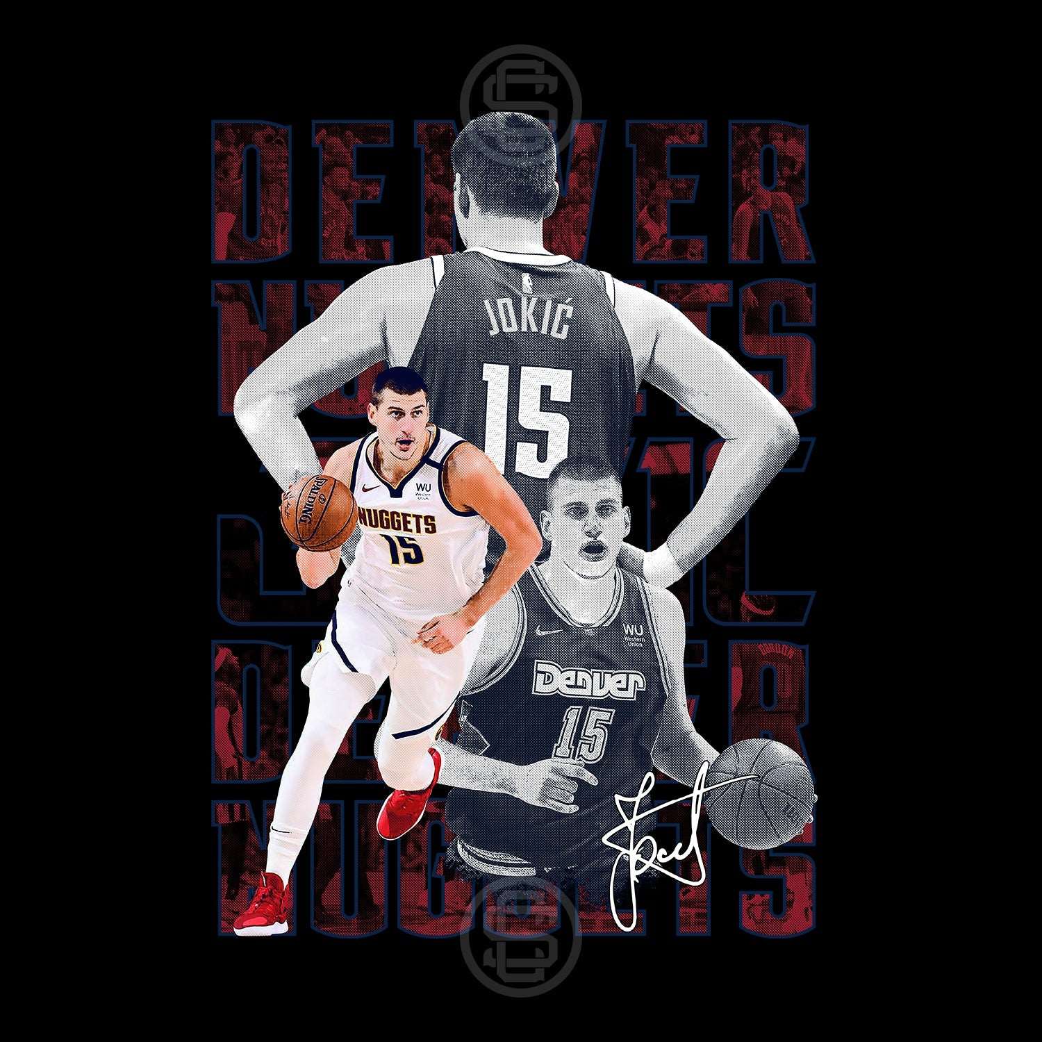 Nikola Jokic T-shirt NBA Design #NJ01