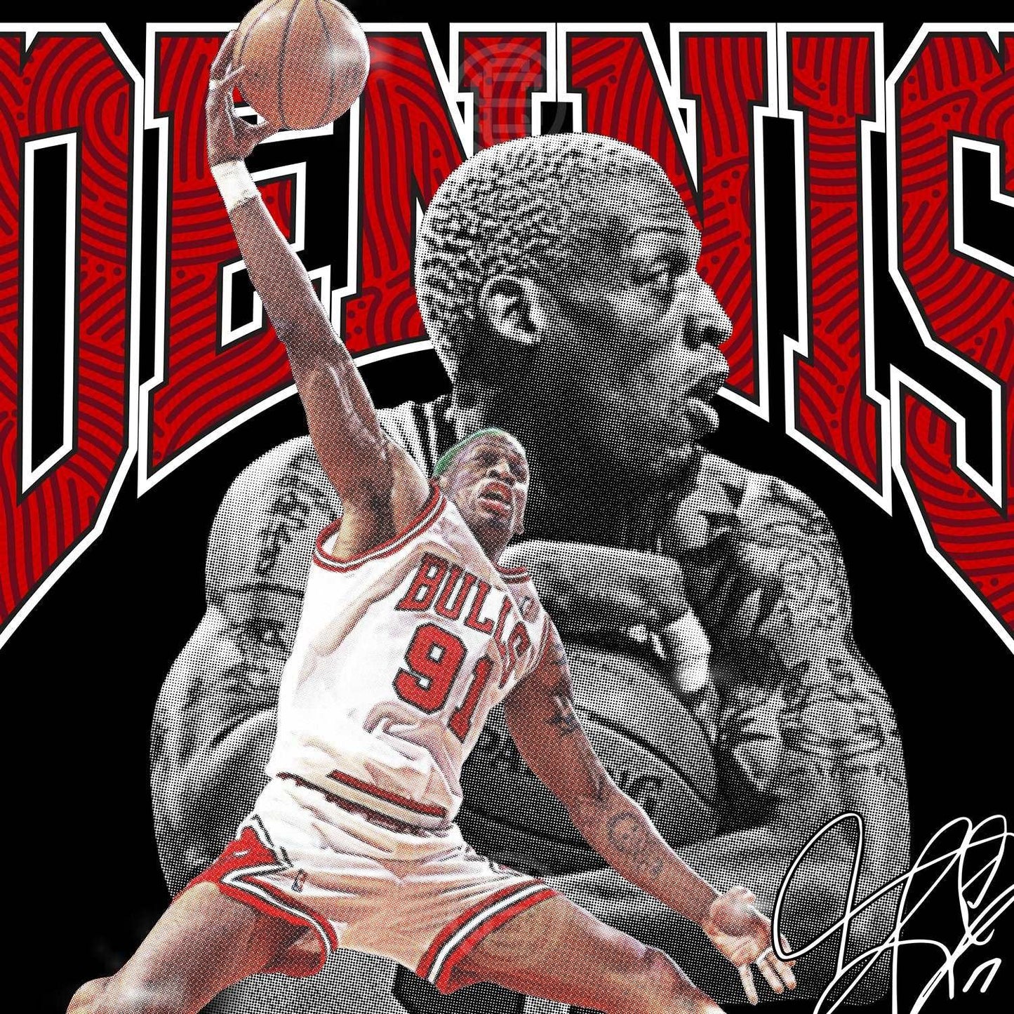 Dennis Rodman NBA DESIGN #DRM01