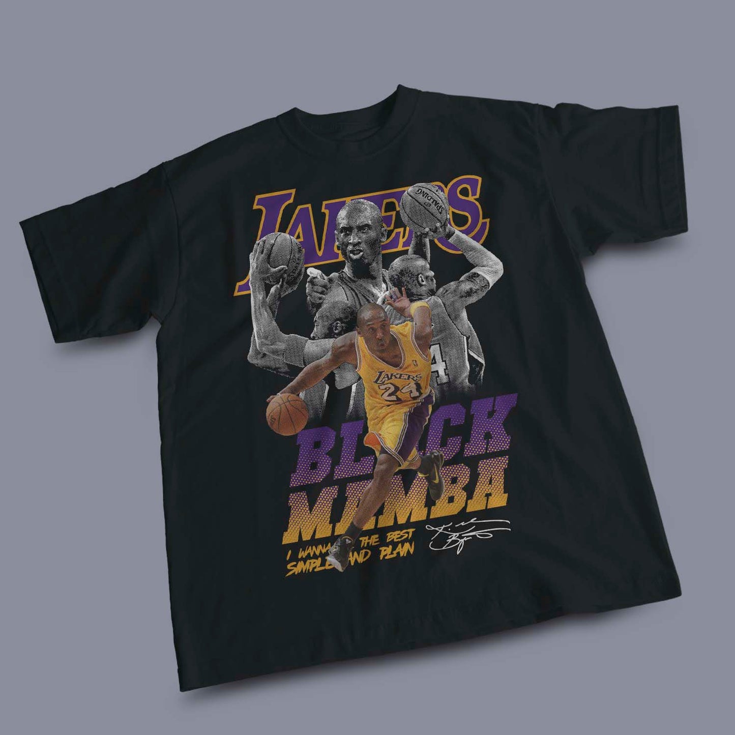 Kobe Bryant Black Mamba T-shirt Design