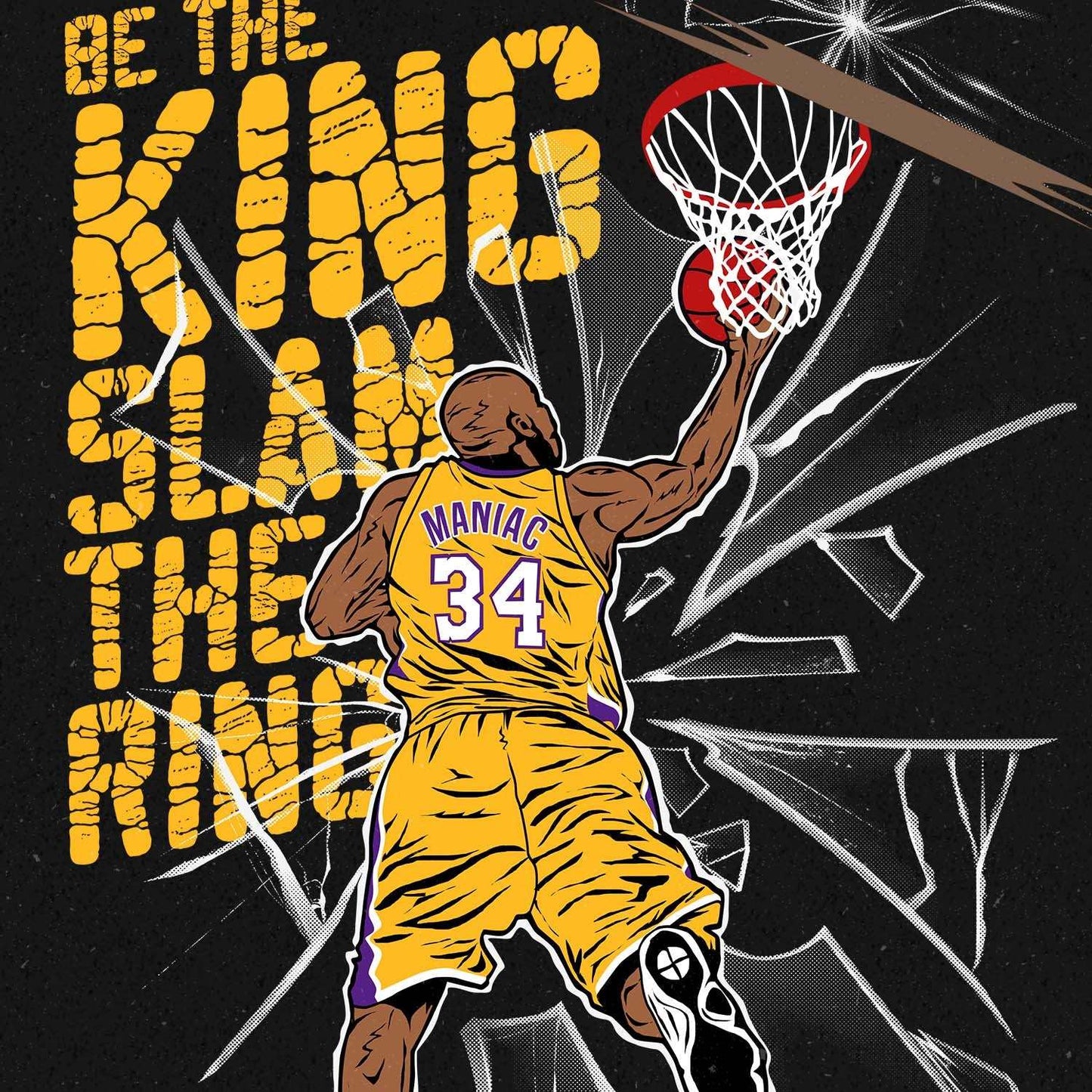 Shaquille O'Neal Big Shamrock T-shirt Design Editable