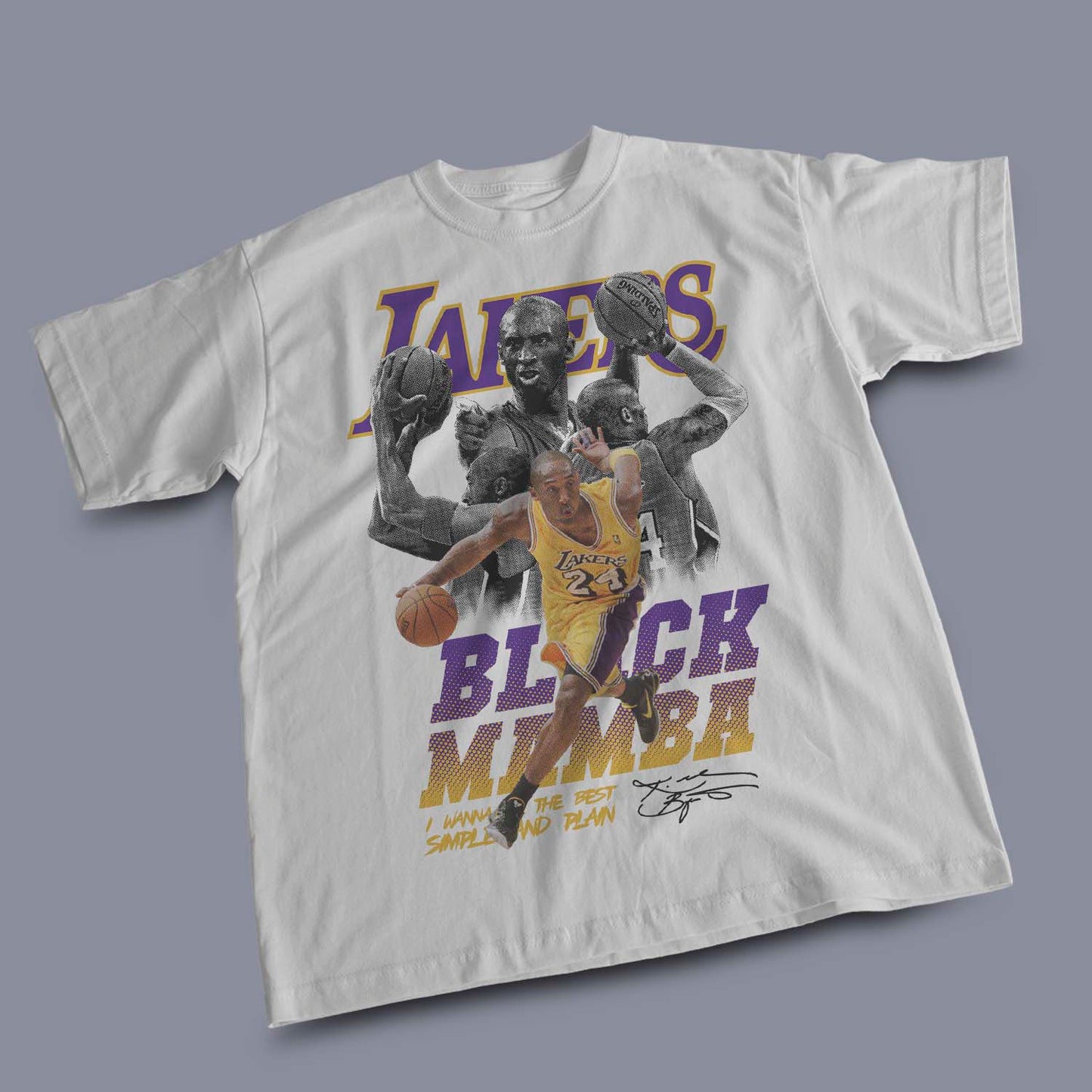 Kobe Bryant Black Mamba T-shirt Design