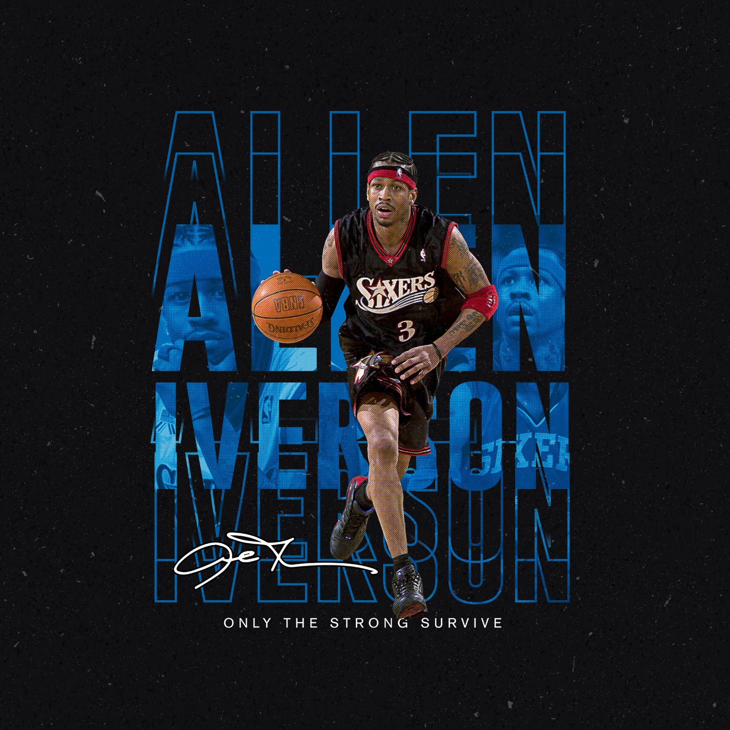 Allen Iverson Shirt NBA Design AI01