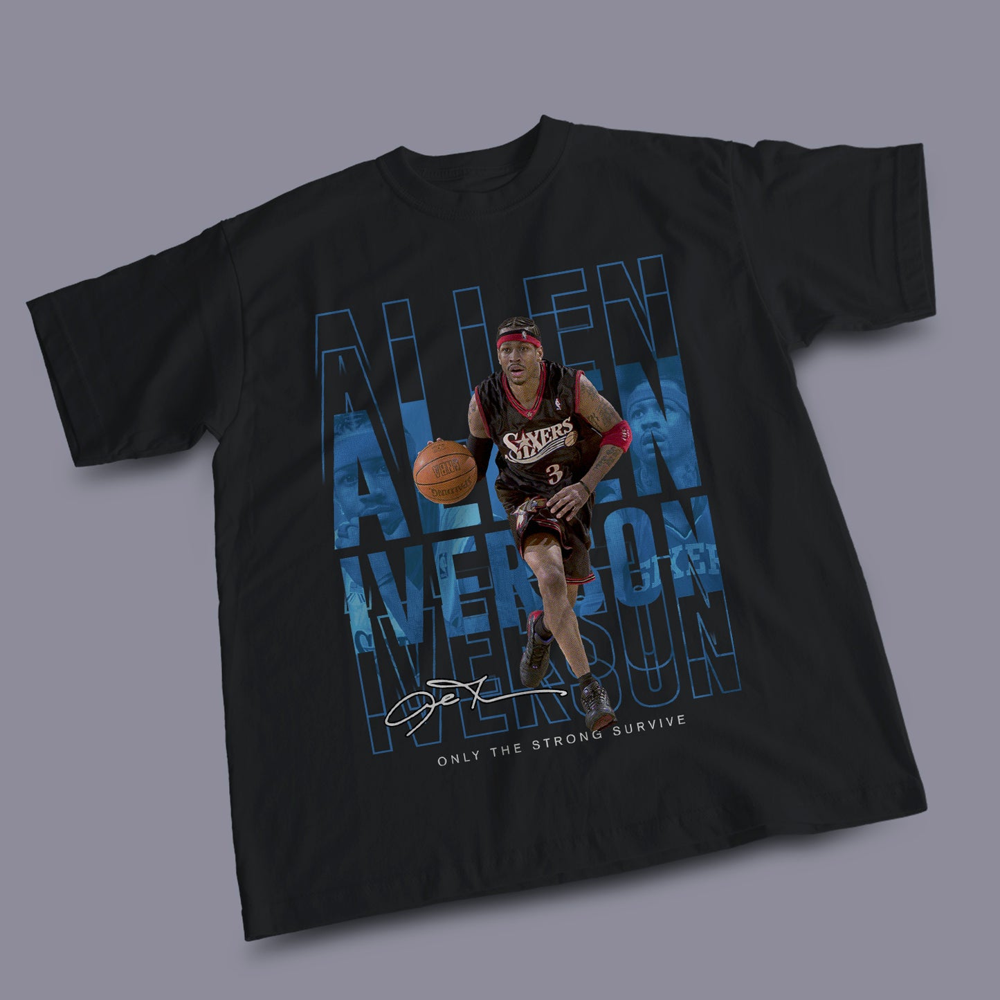 Allen Iverson Shirt NBA Design AI01