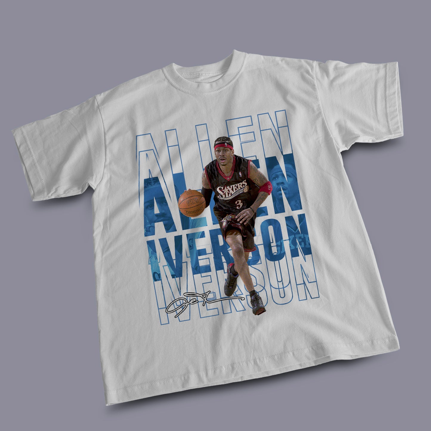 Allen Iverson Shirt NBA Design AI01