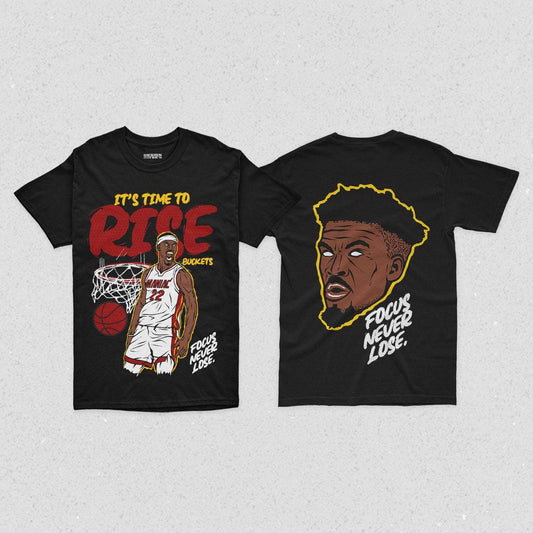 Jimmy Butler Focus Never Lose T-shirt Design