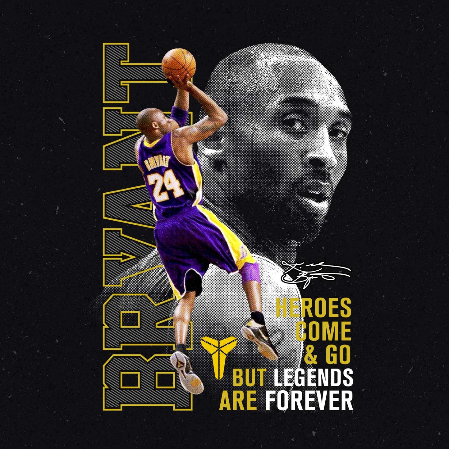 Kobe Bryant T-shirt Design #KB04