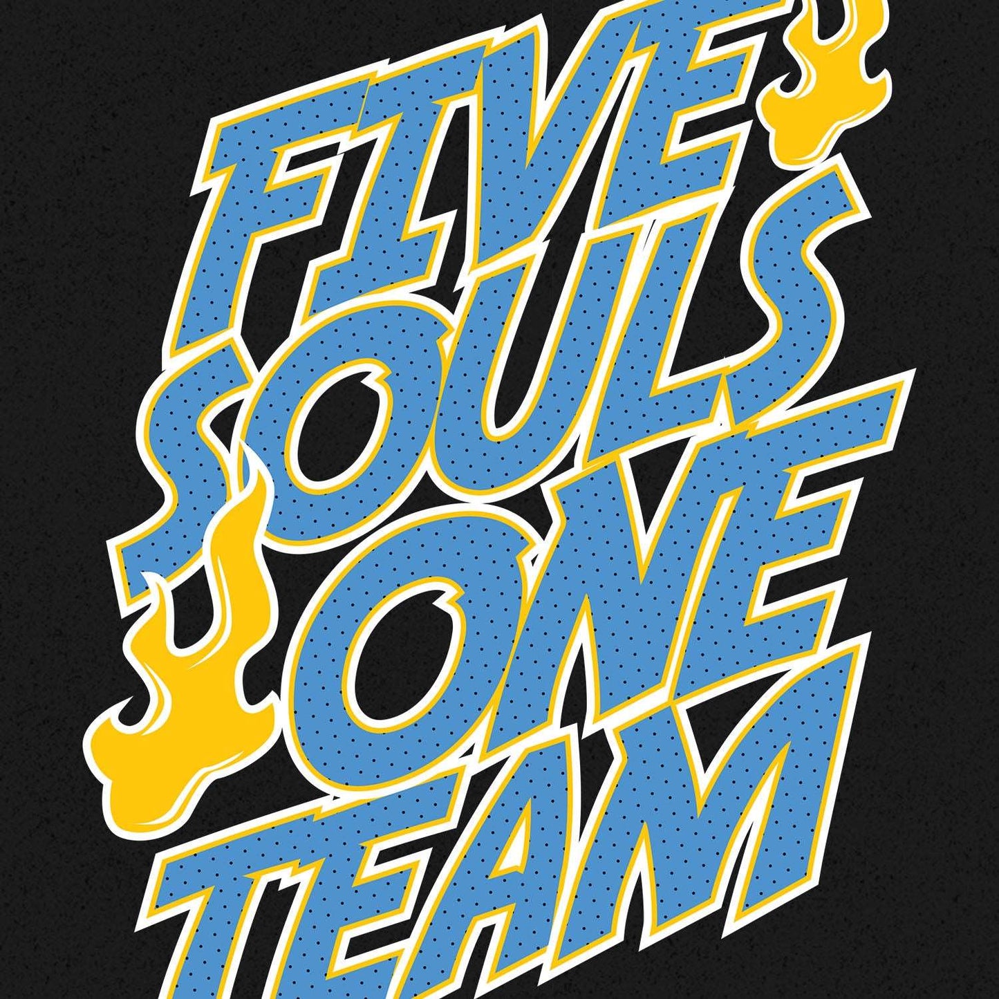 Nikola Jokić Five Souls One Team T-shirt Design