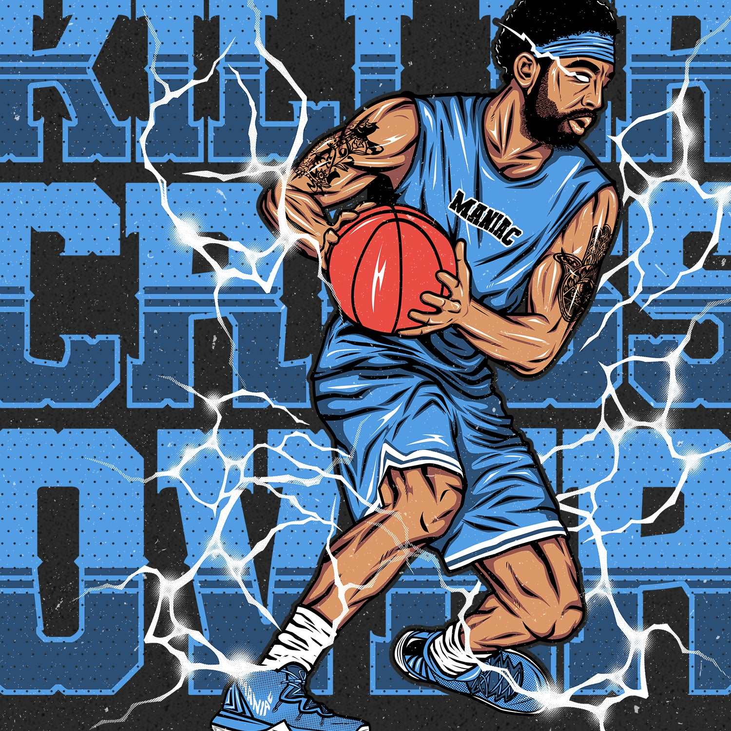 Kyrie Irving Killer Crossover T-shirt Design