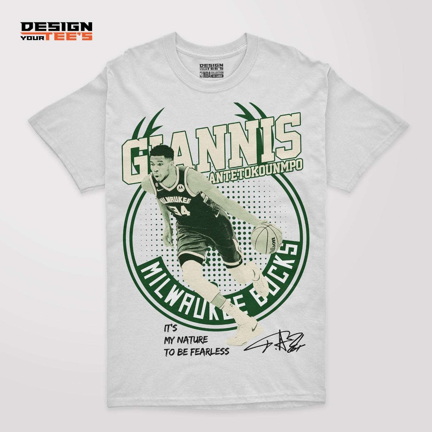 Giannis Antetokounmpo T-shirt NBA Design #GA01